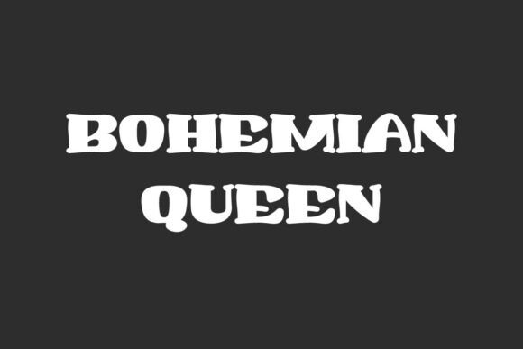 Bohemian Queen Font: A Groovy Retro Display Typeface