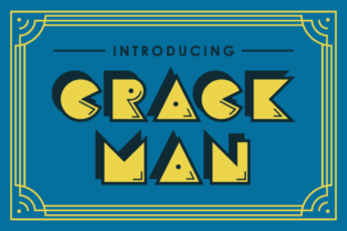 Crack Man Font: Retro Style for Creative Projects