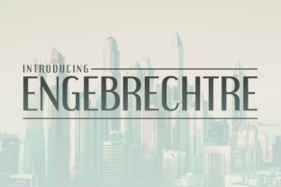 Engebrechtre: A Bold High Contrast Sans Serif Font