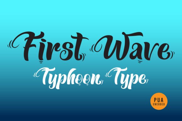 First Wave β A Script Font Built for Creativity