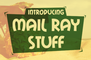 Mail Ray Stuff Fun Sans Serif Display Font