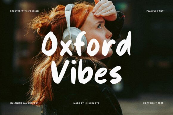 Oxford Vibes: The Handwritten Font That Feels Alive