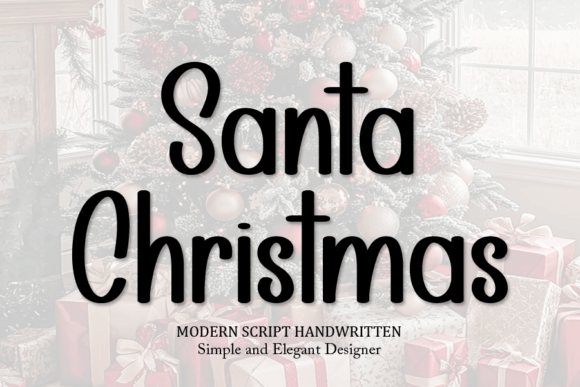 Santa Christmas Font β A Handwritten Script for Creative Projects