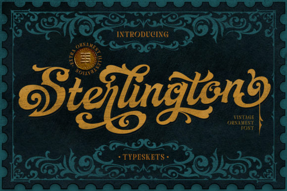 Sterlington: A Victorian Display Font Worth Your Attention