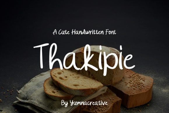 Thakipie: The Handwritten Font That Brings Designs to Life